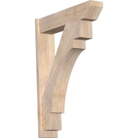 Ekena Millwork Merced Slat Smooth Outlooker, Douglas Fir, 7 1/2"W x 32"D x 44"H OUT08X32X44MRC06SDF